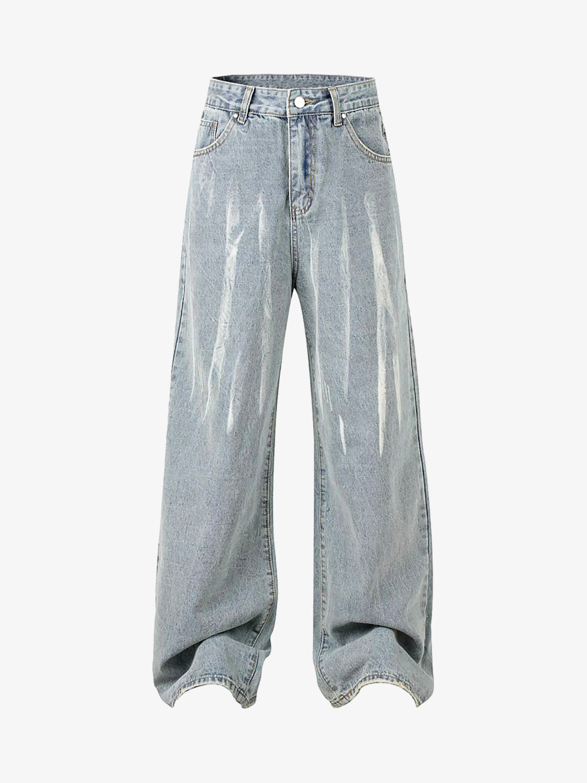 Thesupermade High Street Hip Hop Hand-painted Spray-painted Jeans 