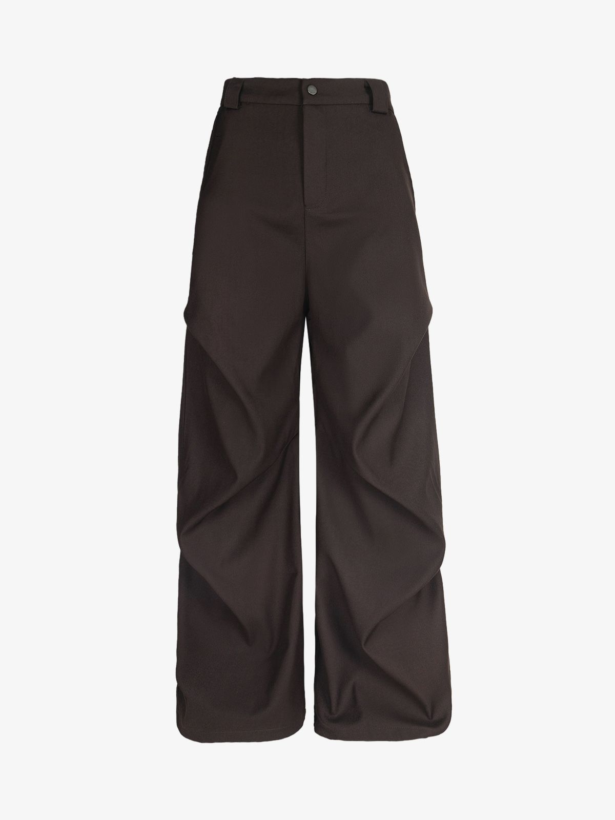 Woven Retro Cleanfit Pleated Drape Pants 