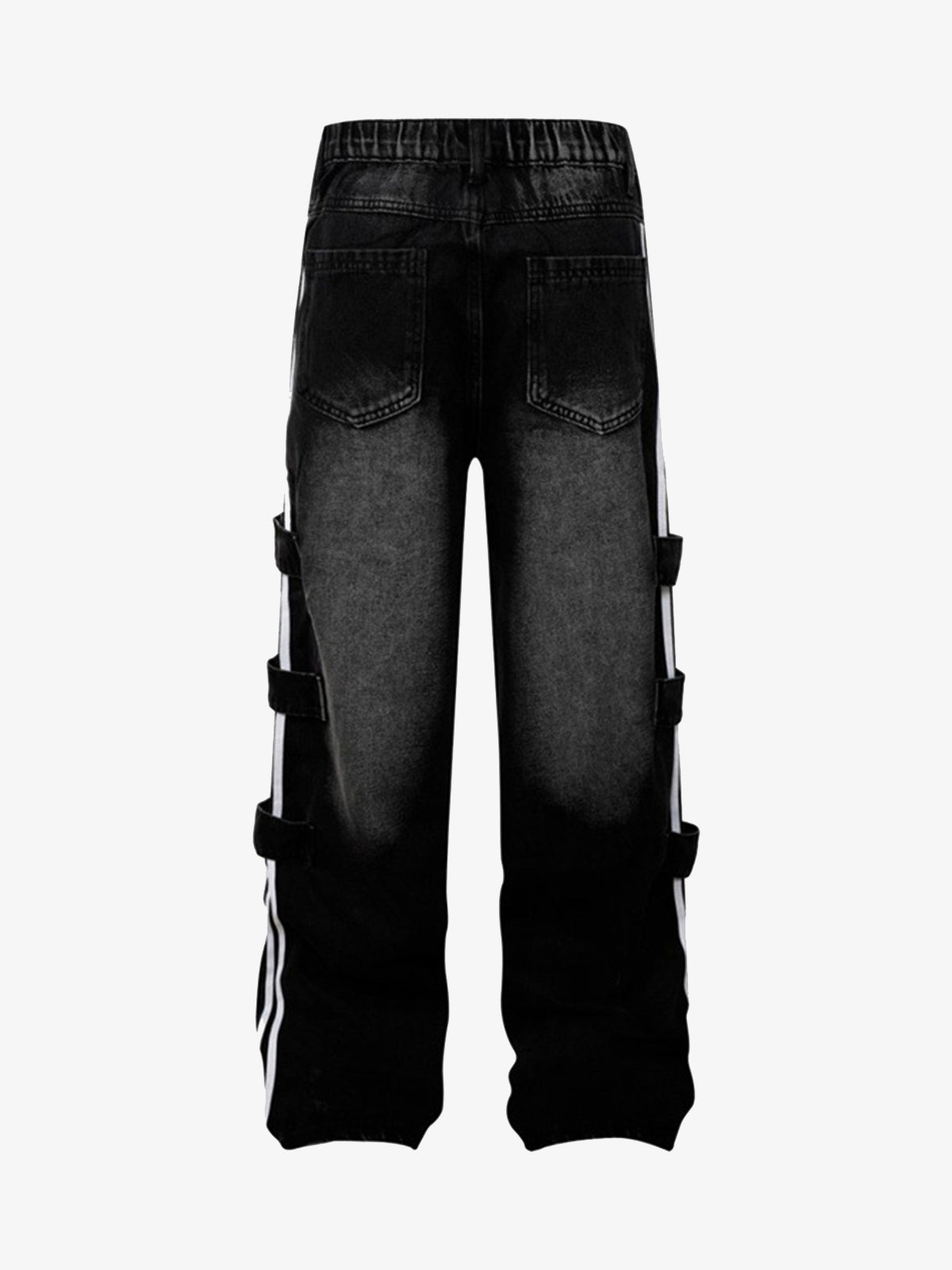 Street Stripe Paneled Work Jeans 