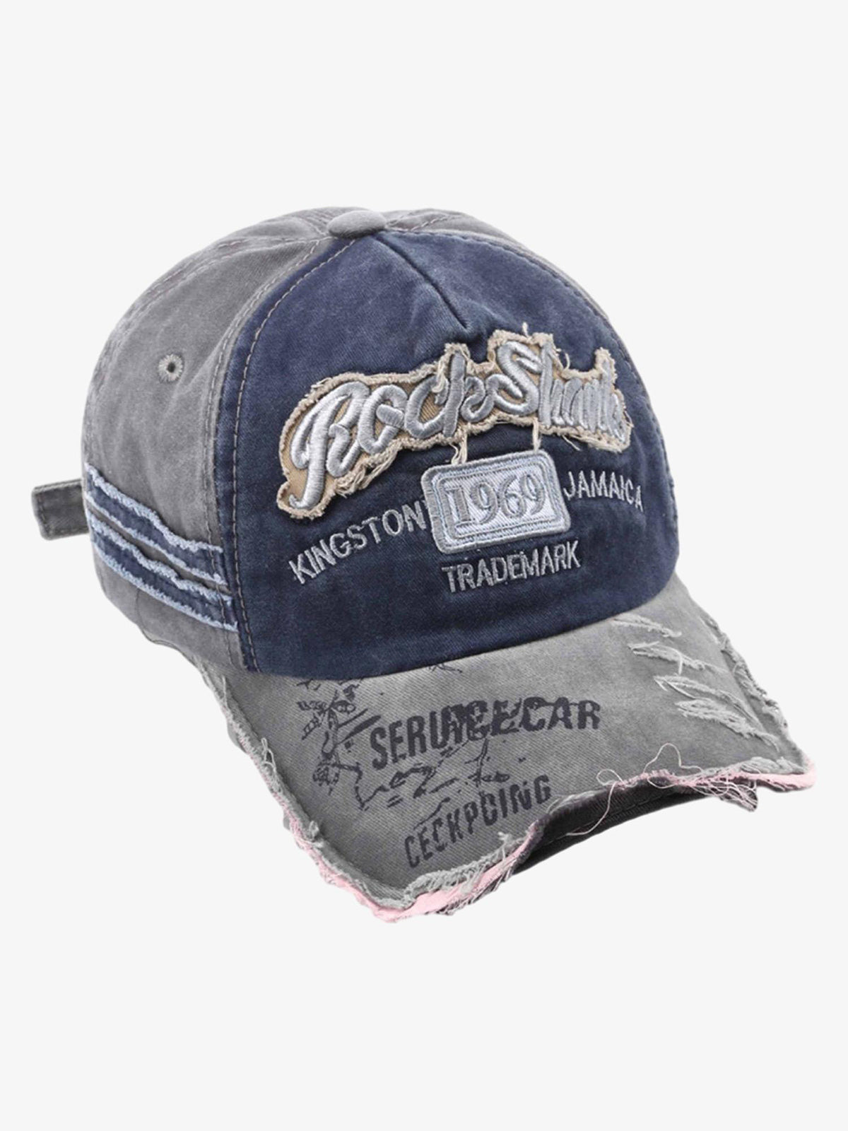 Thesupermade Retro Letter Denim Cap - 2136 