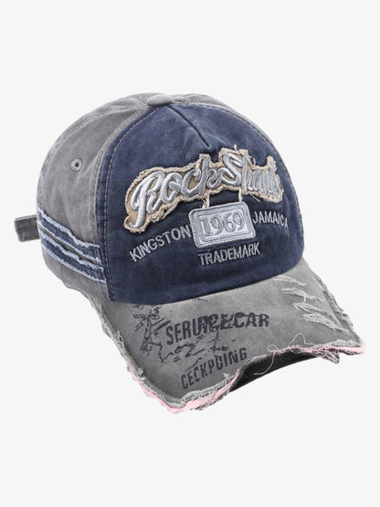 Thesupermade Retro Letter Denim Cap - 2136 