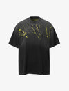 Vintage Washed Dot Spray T-Shirt 