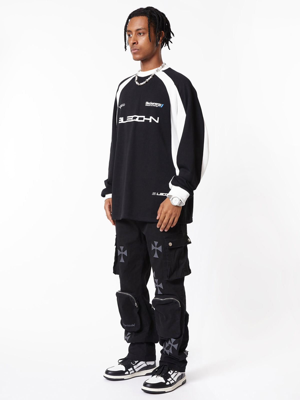 Thesupermade High Street Vintage Versatile Long Sleeve T-shirt - 2151 