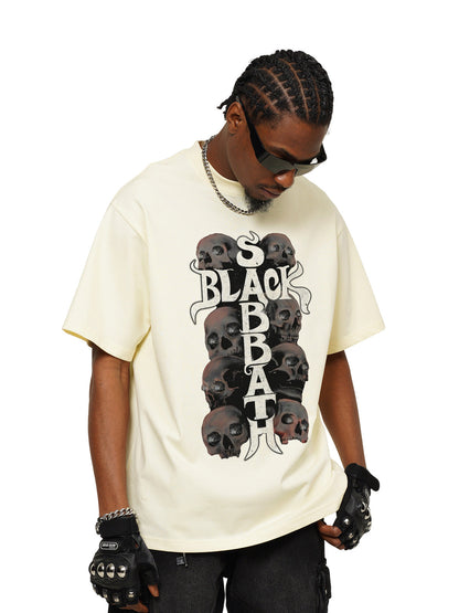 Street Skull Graphic T-Shirt 