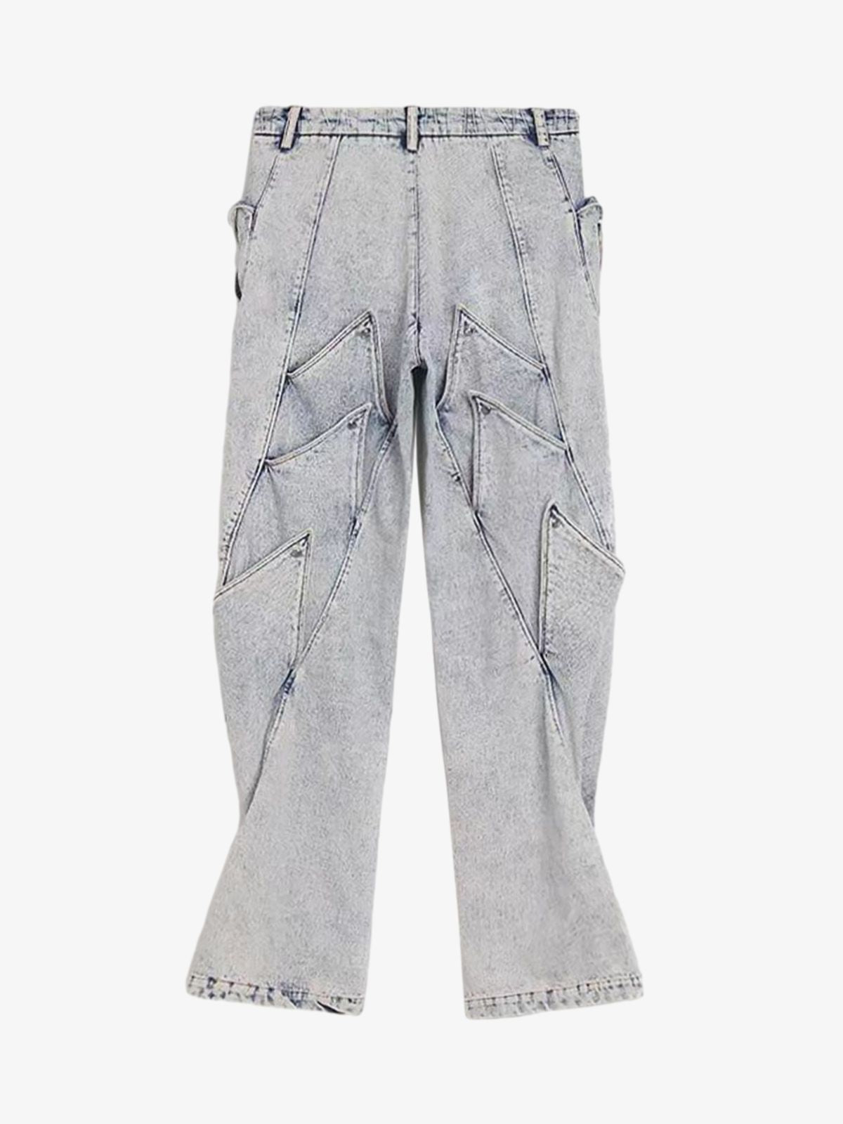 Thesupermade High Street Deconstructed Washed Jeans 