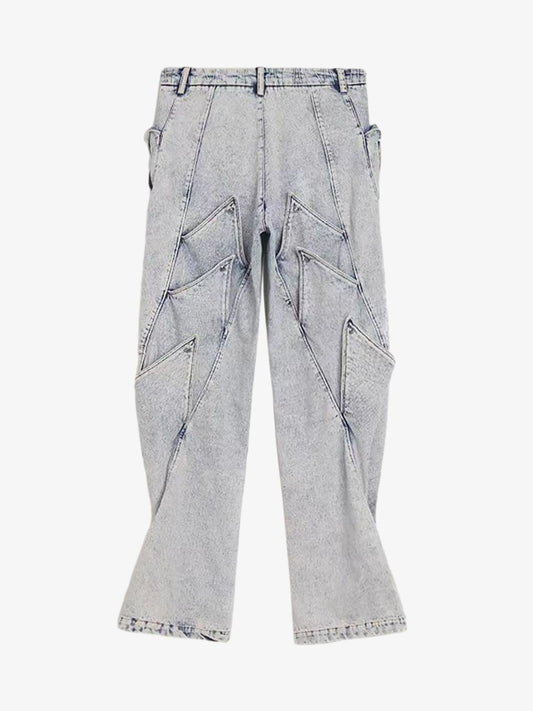 Thesupermade High Street Deconstructed Washed Jeans 