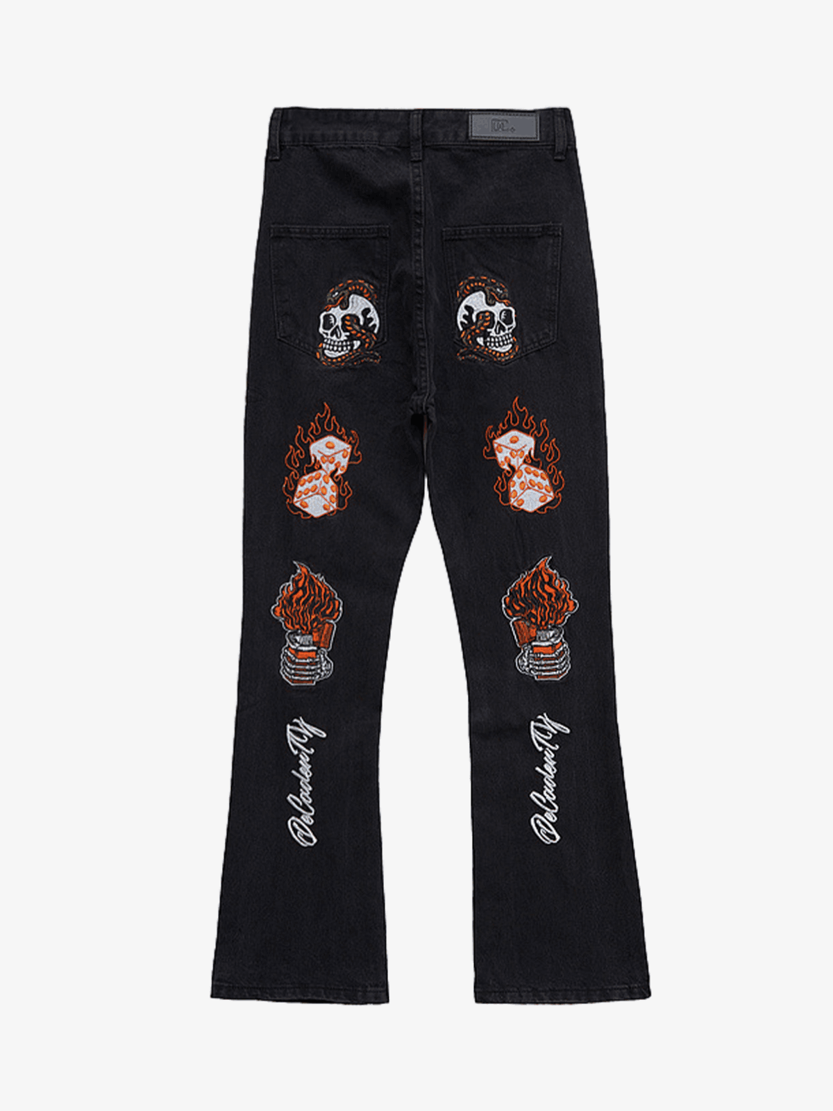 Thesupermade High Street Embroidery Retro Jeans - 1574 