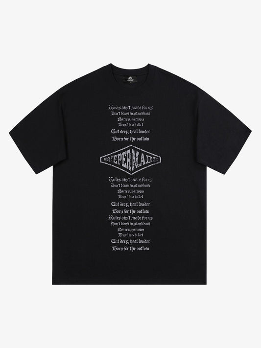 Original Letter Graphic T-Shirt 