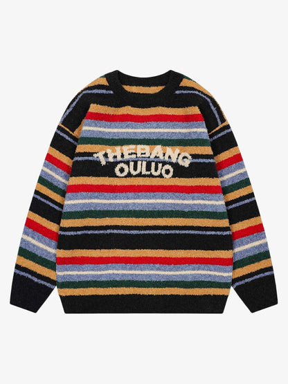 Thesupermade Vintage Striped Sweater - 2344 