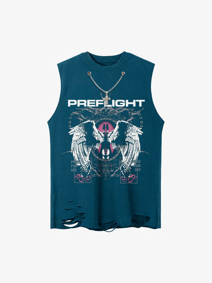 Thesupermade Angel Wings Street Rap Vest 