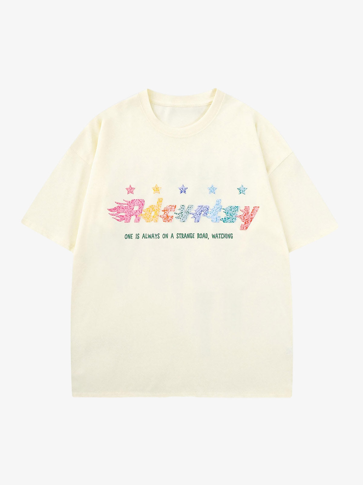 Thesupermade Colorful Full Of Stars Printed T-shirt 