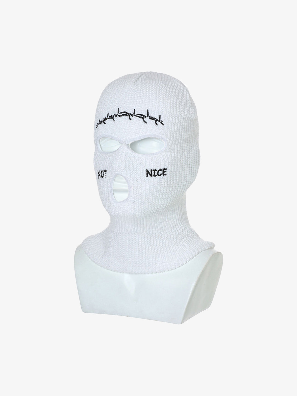 Thesupermade Retro Hip-hop Fun Knitted Balaclava 