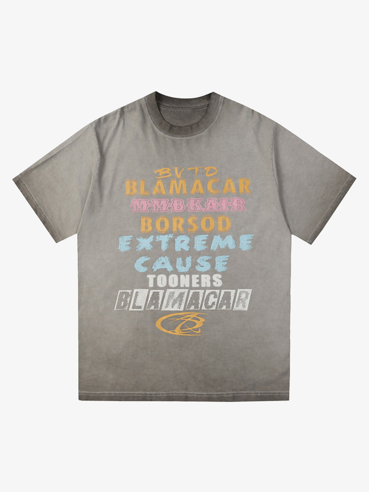 Washed Blamacar Graphic T-Shirt 