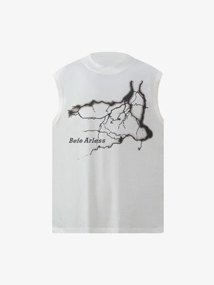 Bold Lightning Graphic Vest 