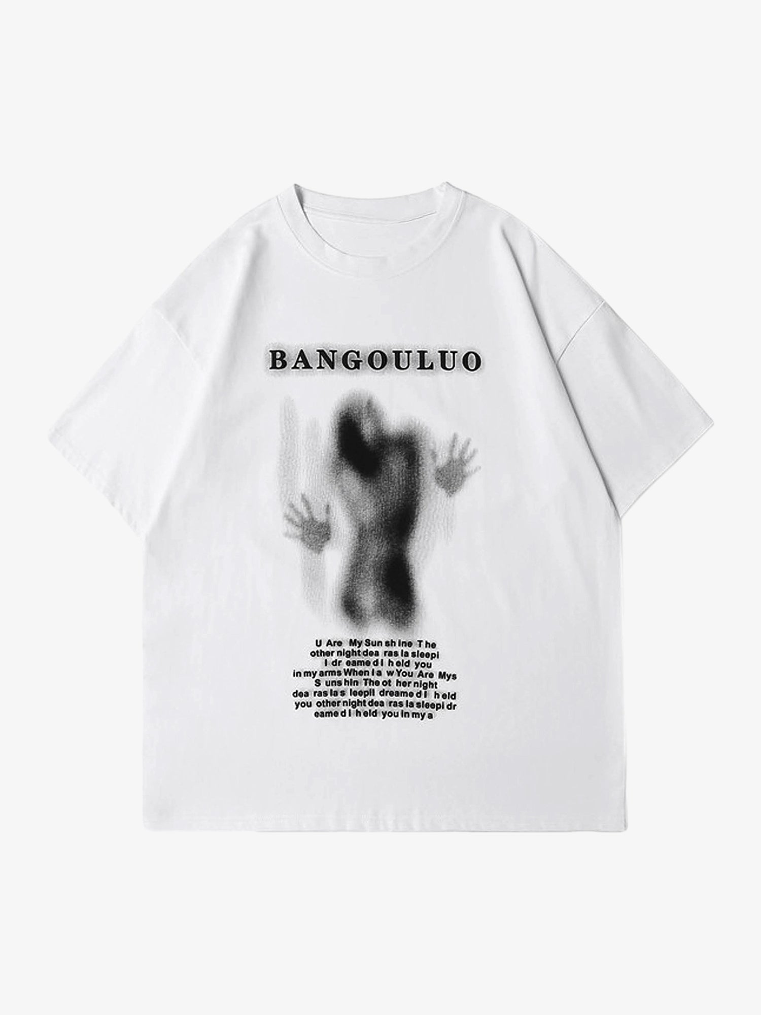 Thesupermade Dark Silhouette Print T-shirt 