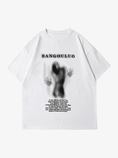 Thesupermade Dark Silhouette Print T-shirt 