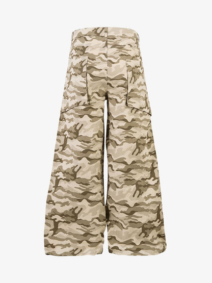 Camouflage Multi-Pocket Cargo Pants 