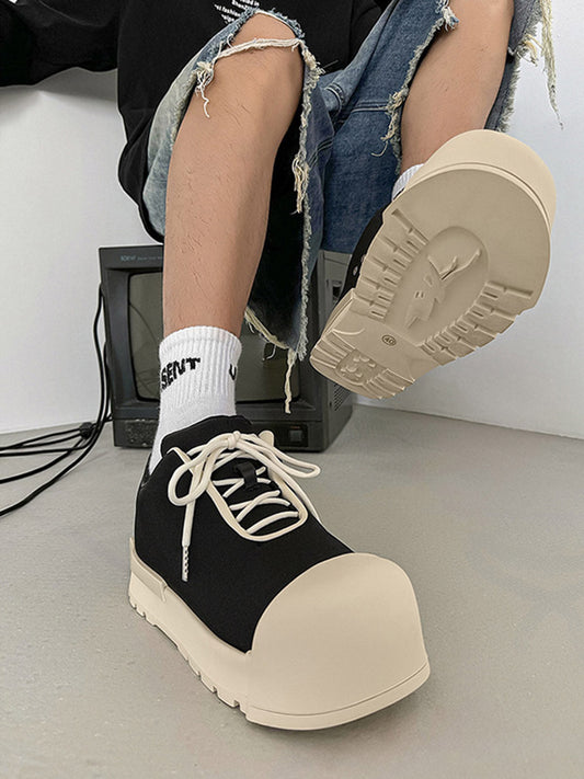 Thesupermade Low Top Canvas Platform Sneakers - 2213 