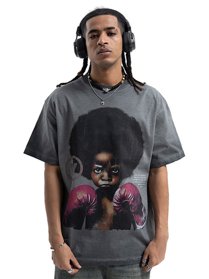 Boxing Boy Graphic T-Shirt 