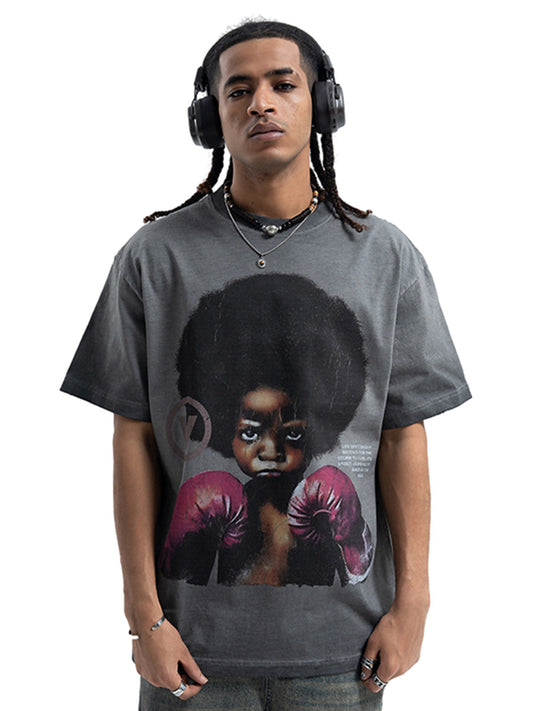 Boxing Boy Graphic T-Shirt 