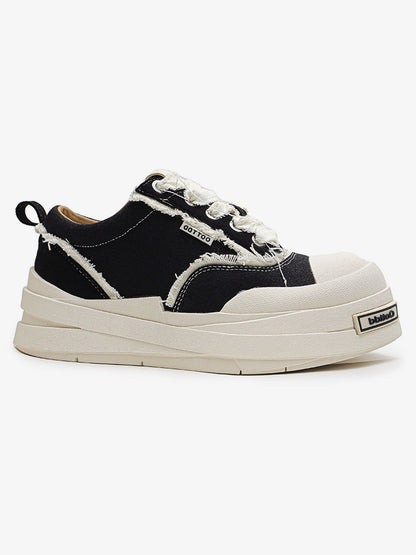 Raggedy Round Toe Sneakers - 2368 