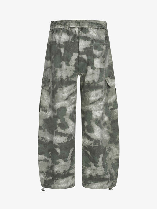 Camouflage Workwear Barrel Pants 