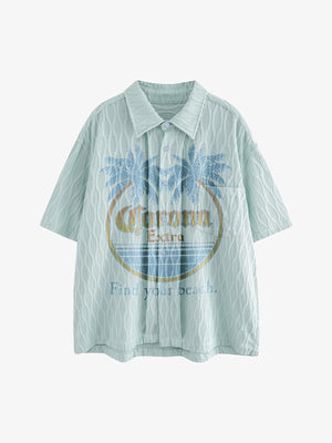 Palm Tree Short-Sleeve Shirt 