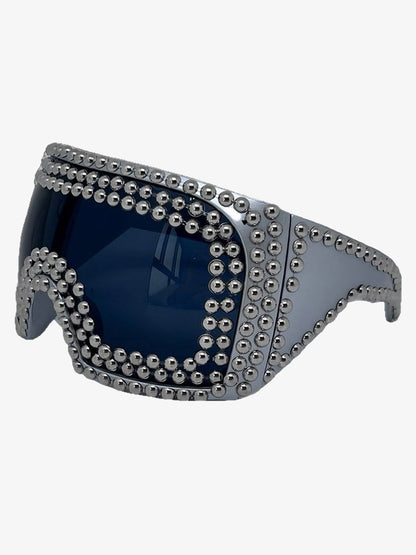 Punk Party Oversized Square Studded Sunglasses 