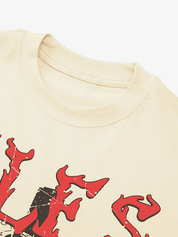 Thesupermade Funny Jesus Graffiti Street Rap T-shirt 