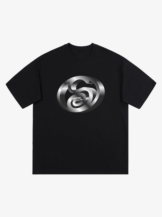 Thesupermade 3D S Print T-shirt 