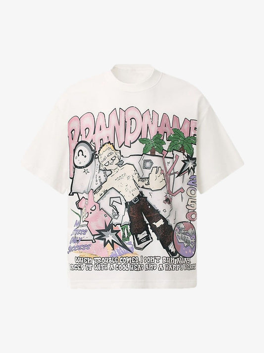 Graffiti Art Graphic T-Shirt 