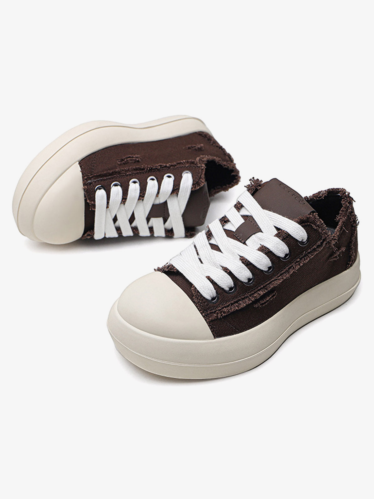 Street Beard Split Hole Sneakers 
