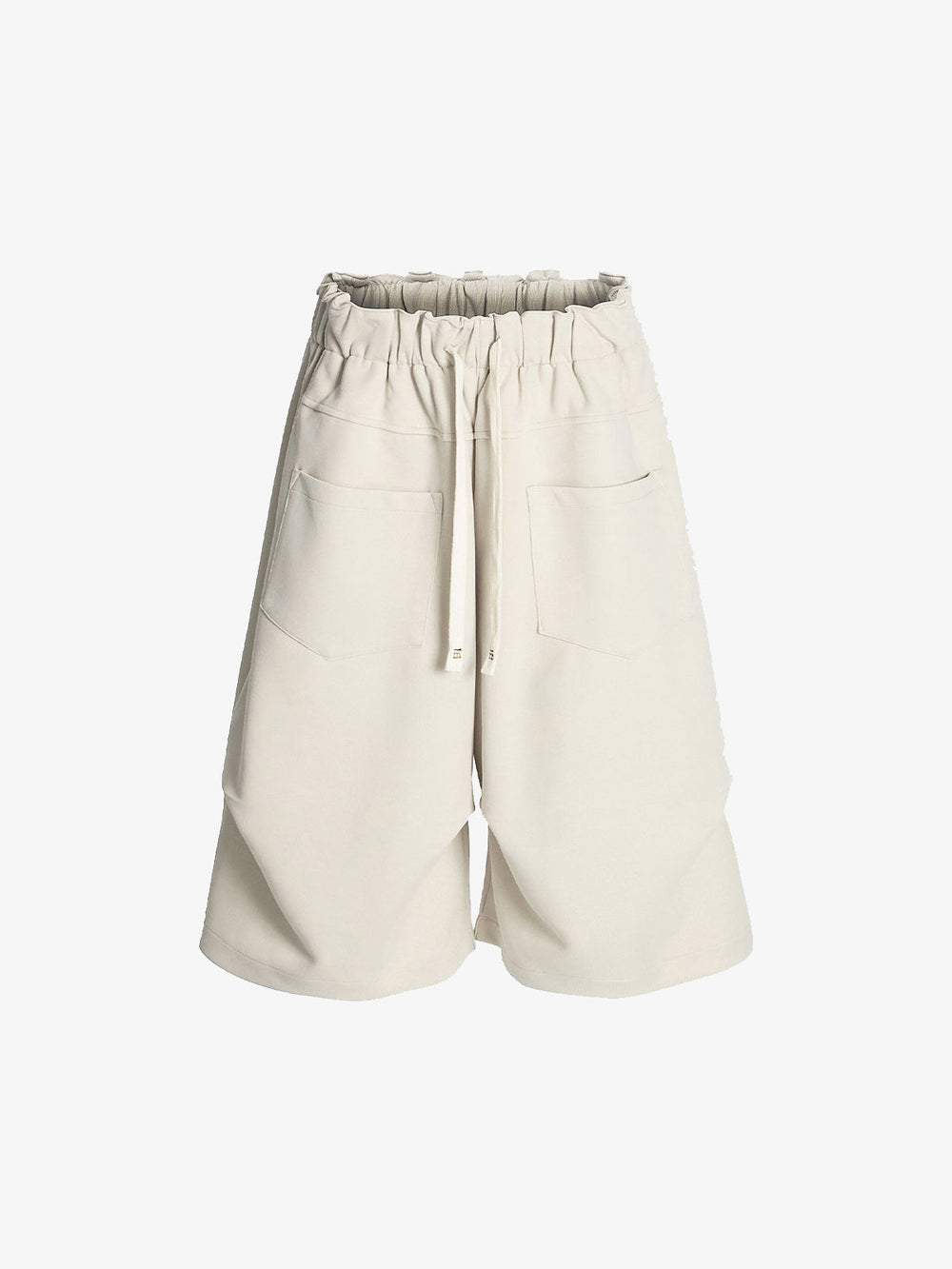 Side Pockets Drawstring Waist Casual Jorts 
