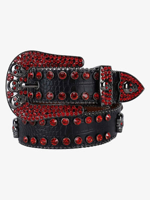 Thesupermade Hip Hop Rhinestone Belt - 1860 