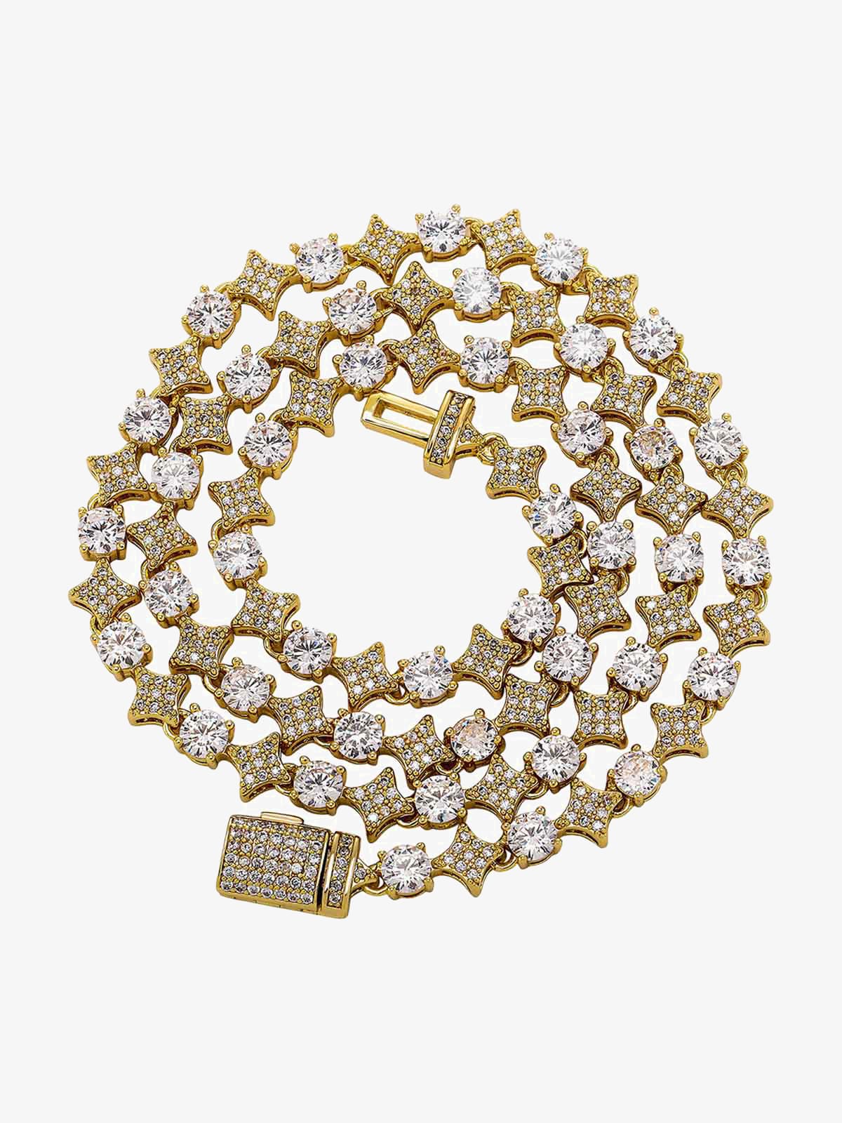 Zircon Star Chian Necklace 