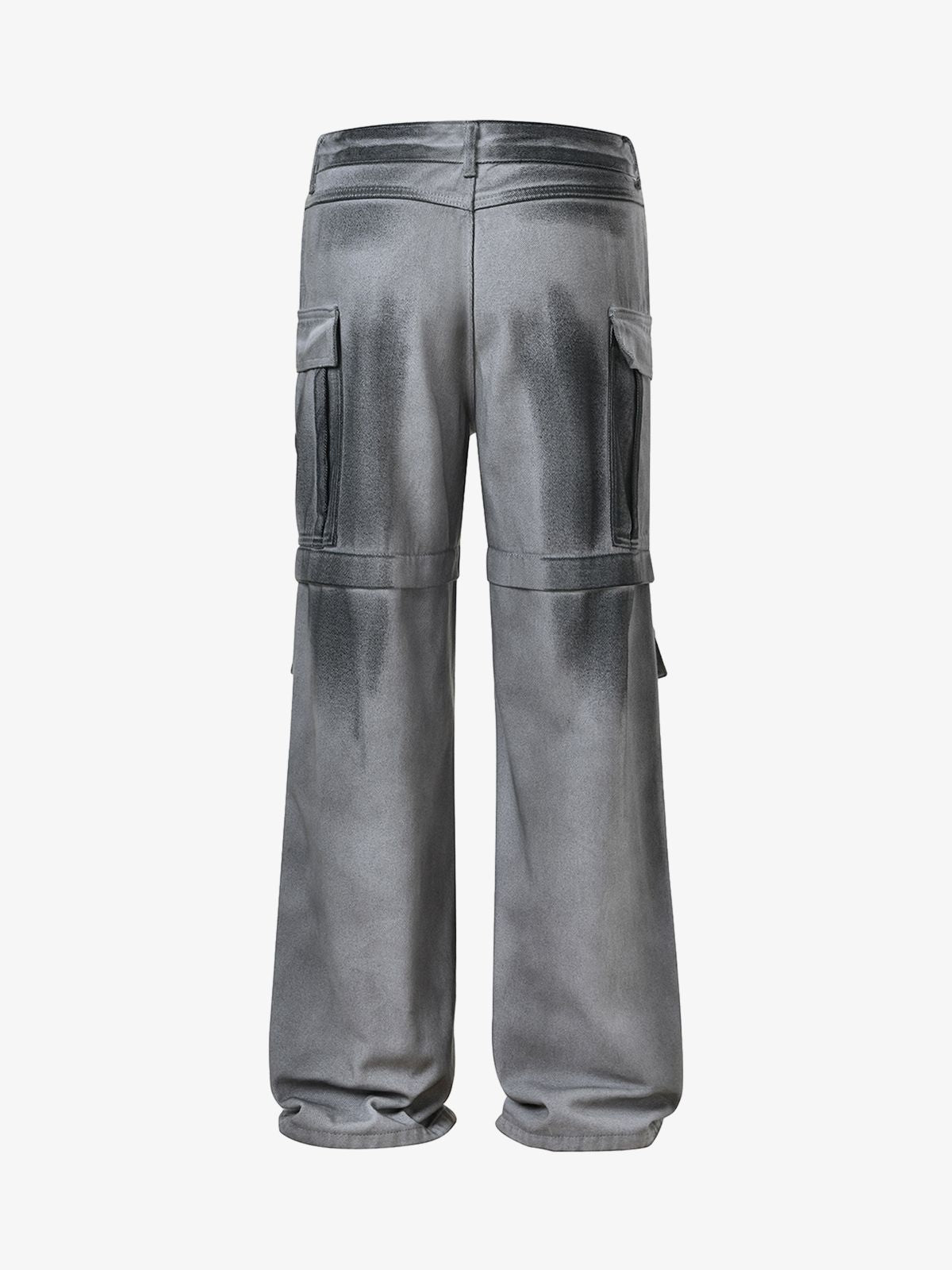 Thesupermade High Street Hip Hop Distressed Washed Work Jeans 