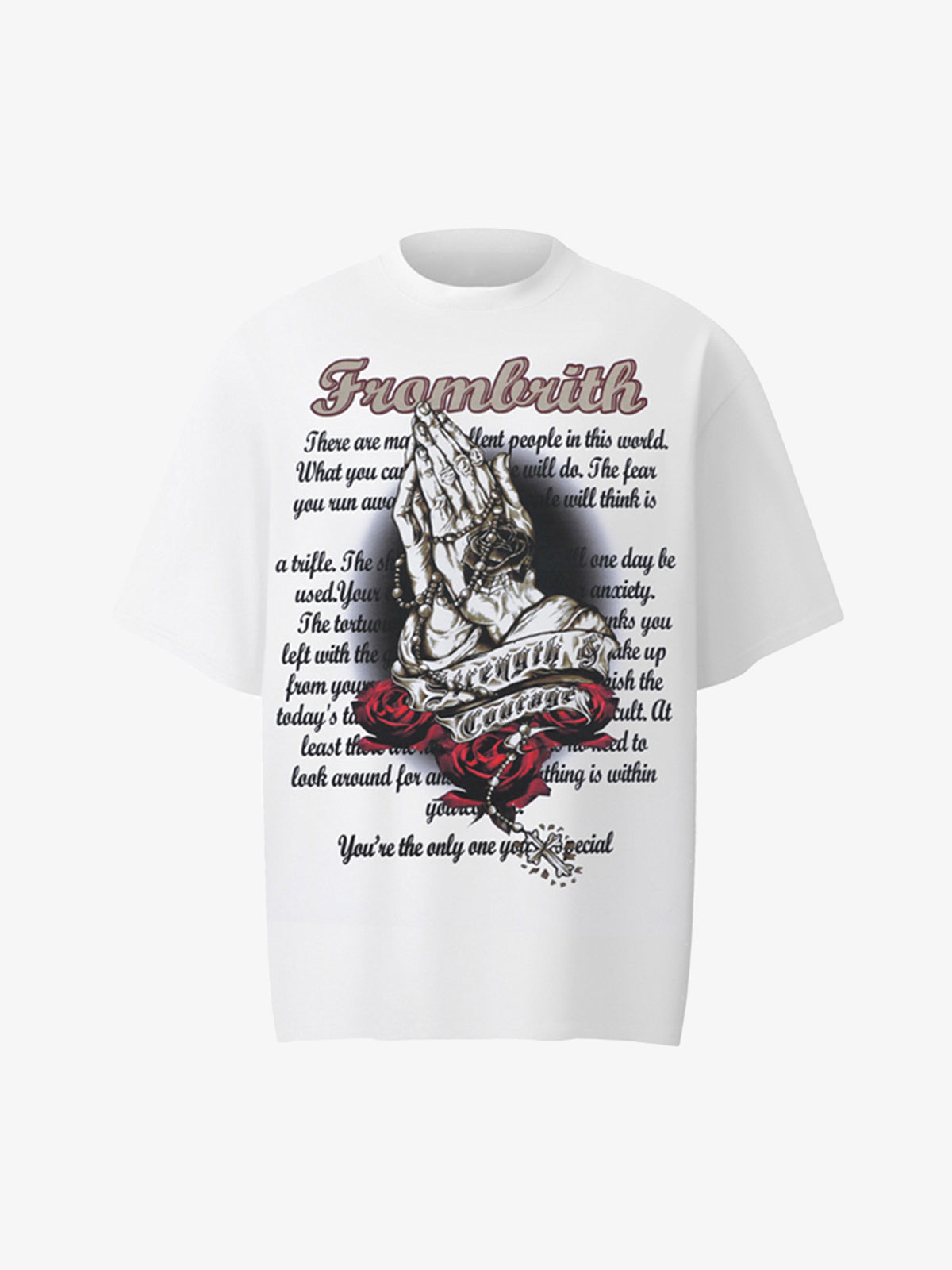 Inspirational Quote Graphic T-Shirt 