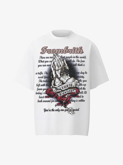 Inspirational Quote Graphic T-Shirt 