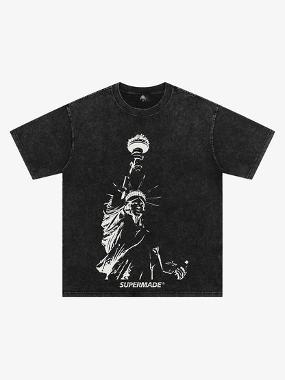 Orginal Lconic Statue Graphic T-Shirt 