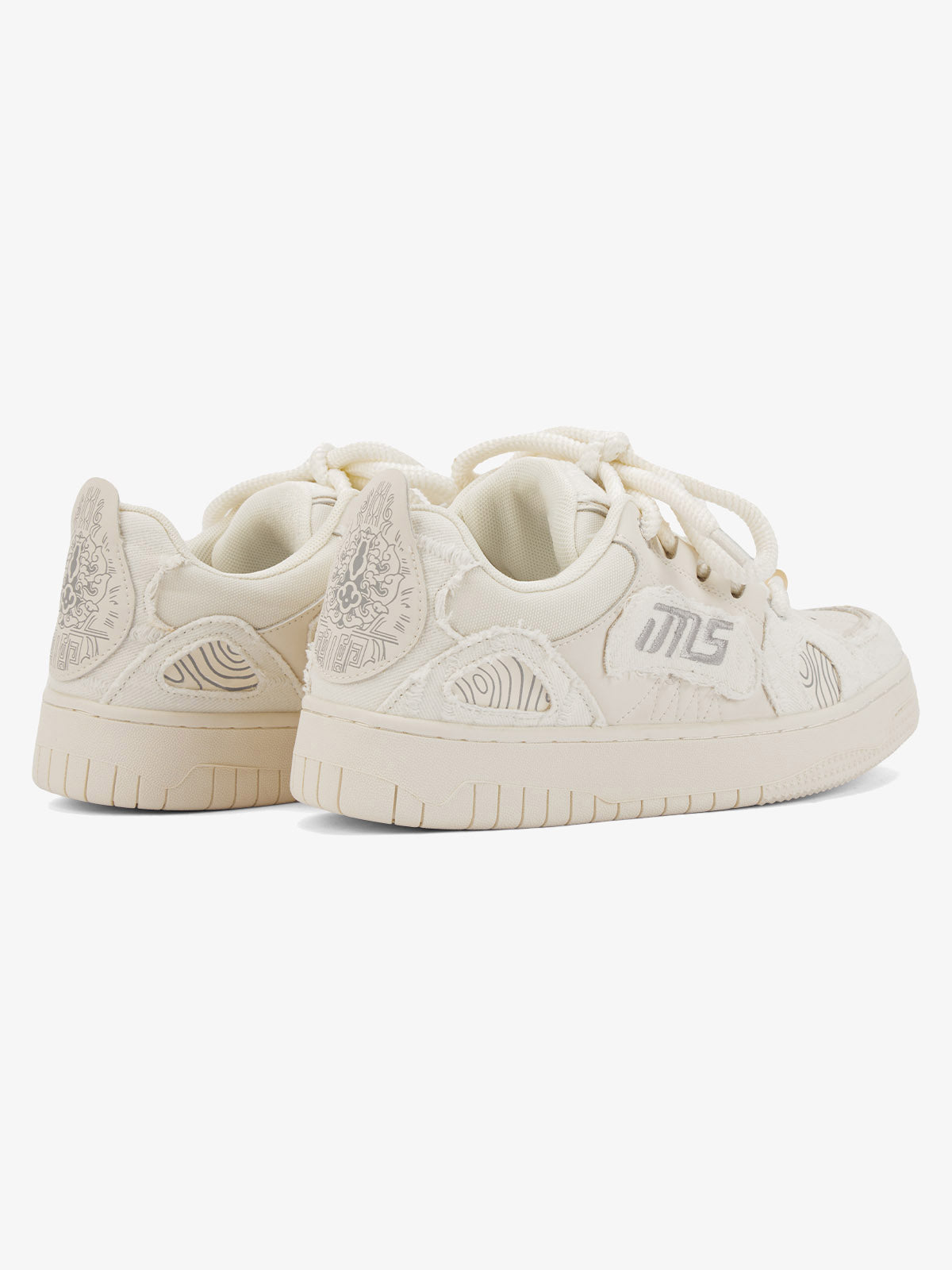 Thesupermade Embroidered Letter Shoes - 2107 