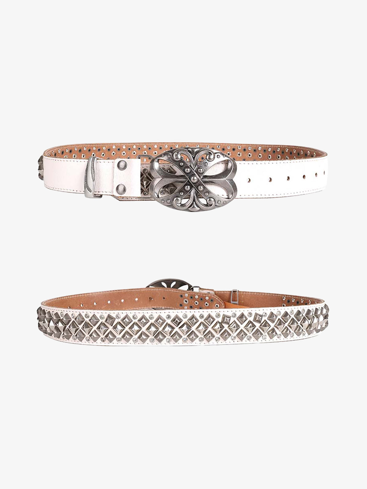 Thesupermade Retro Punk Rhinestone Belt - 2175 
