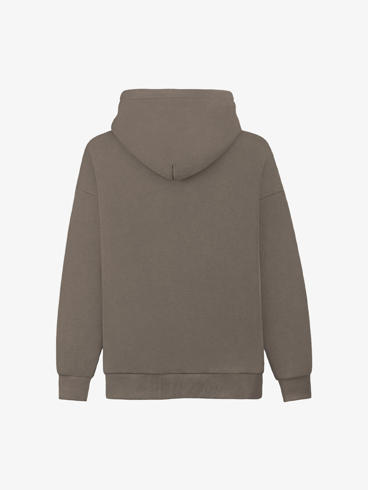 Smudge-Dyed Letter Print Hoodie 