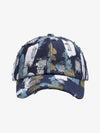 Distressed Abstract Print Baseball Cap 