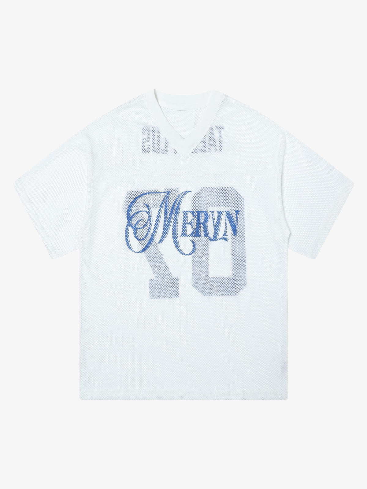 Jersey Mesh Blouse Hollow T-shirt 