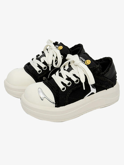 Street Deconstructed Split Whisker Sneakers 
