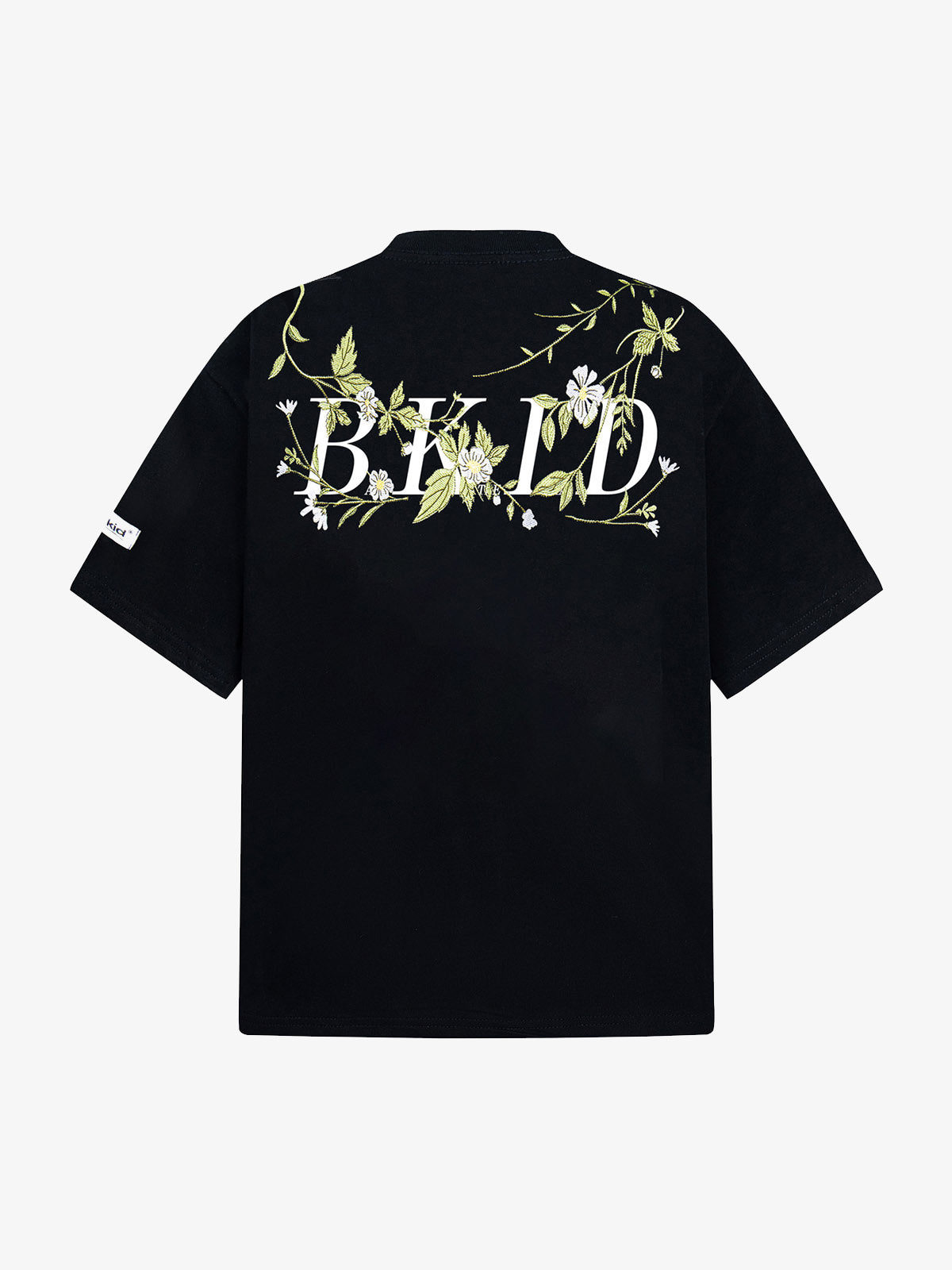 Floral Embroidered Oversized Short Sleeve T-Shirt 