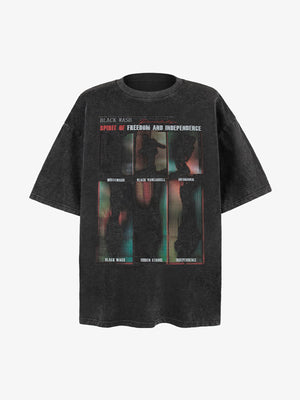 Washed Graphics Oversized T-Shirt 