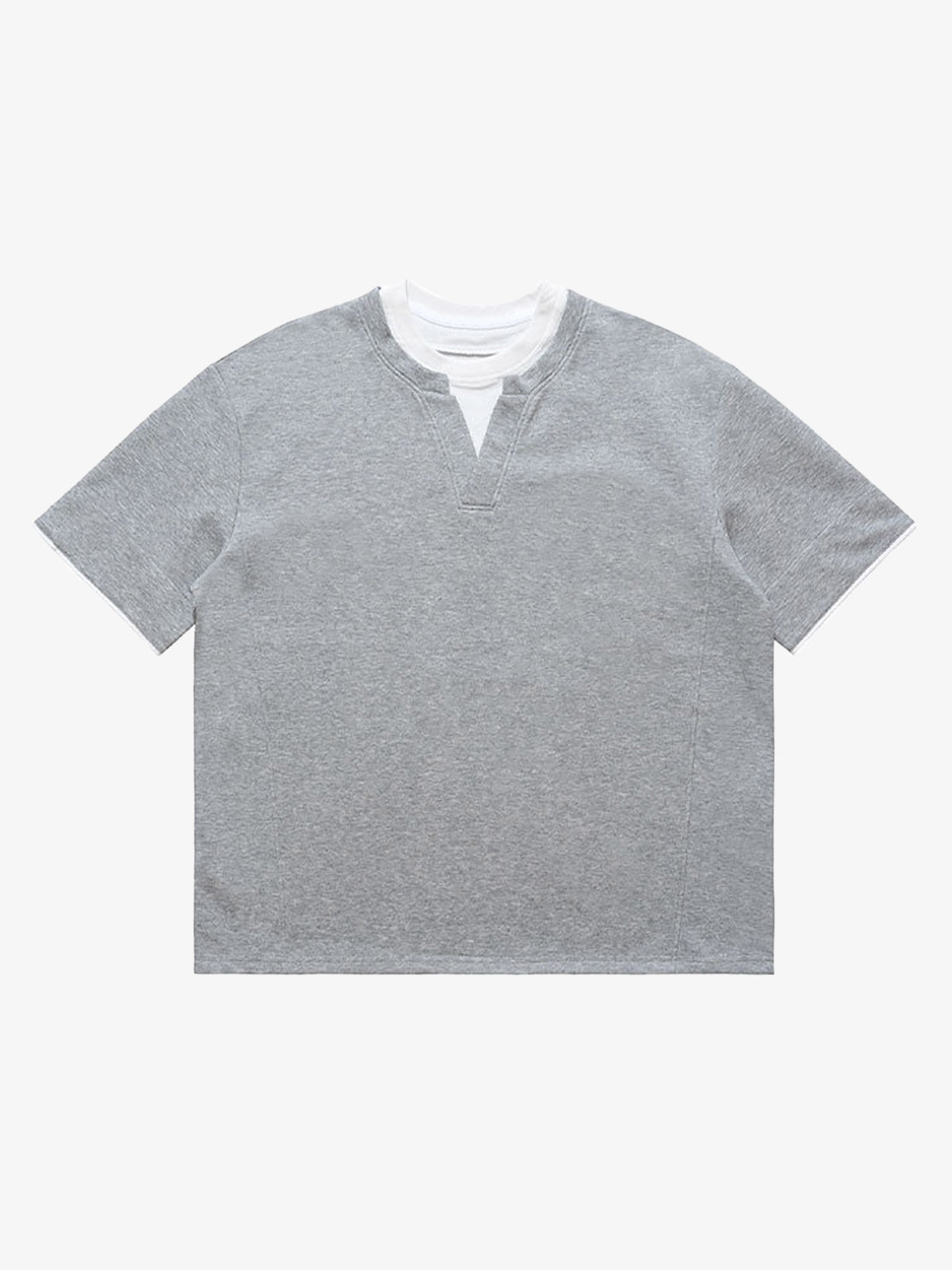 Cleanfit Faux Two-Piece Oversized T-Shirt 