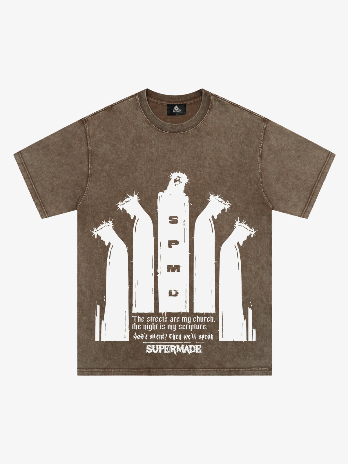 Original Saint Slogan Graphic T-Shirt 