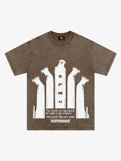 Original Saint Slogan Graphic T-Shirt 